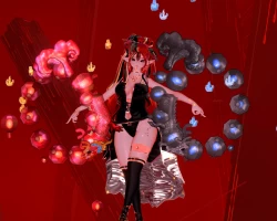 🏮 Lantern Dragons 🏮 Dragon Flow Ribbon with Ambient Lantern and Fire particles🏮
