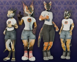[P.0.E] - Sirius Outfit (Shirt, Jeans, Sneakers) VULPER ONLY