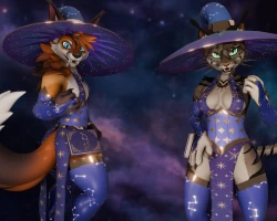 Vulper and Meowper Somna Witch Outfit (VRCFury Compatible)