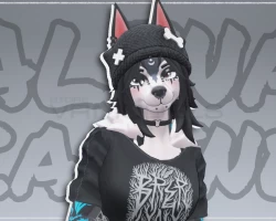 Alina Canine - VRChat Dog Furry Model/Avatar