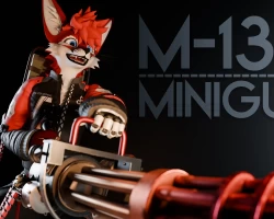 Handheld M-134 Minigun [VRChat]