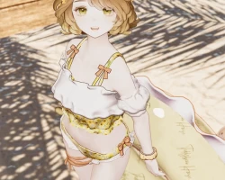 【複数アバター対応】sugar float swimwear【3D衣装モデル】