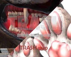 Trash maw and paws for Rexouium