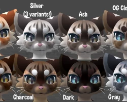 Napkin's Natural Tabby Textures for Mayu (Azuki)