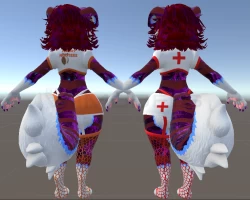 VRChat Sexy Nurse outfit made for the Arflin