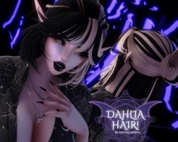 Dahlia hair