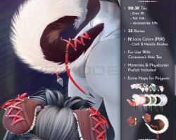 Kanis Ears & Tail