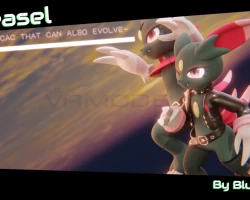 [BlueGuaSpecial] -3Dモデル-Sneasel-ニューラ-Scratchy cac that can also evolve!