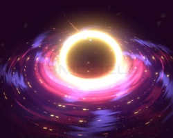 Stylized Black Hole Springjoint