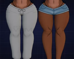 Daisy Dukes + Sweatpants - FNC/Frenni/Bonfie