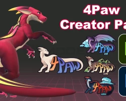 4PAW - Feral Dragon Creature