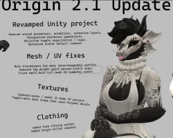 Female Origin VRChat Avatar