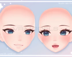 V1.3.2 "Starlight" Anime Head [Facial Tracking]