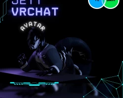 "Jett" || Vrchat Shark -- Furry Avatar Base