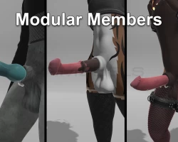 Modular Members - canine dick