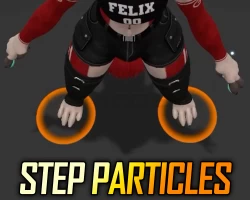 Avatar Step Particles V1 [VRChat]