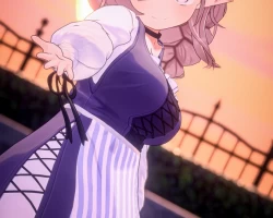ジト目エルフのモニカ VRChat向けオリジナ