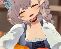 ジト目エルフのモニカ VRChat向けオリジナ