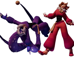 Moonfall & Sunflower (Stylized VRChat Daycare Attendant Avatar)
