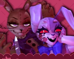 ♡ Stylized Glitchtrap & Vanny!