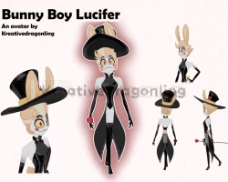 Bunny Boy Lucifer (Hazbin Hotel)