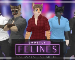 Ghostly Male Felines