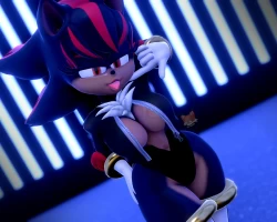 Femme Shadow the Hedgehog - VRChat Avatar