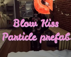 Blowing Kiss Particle