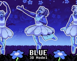 [VRC + Rig] Deltarune | Blue
