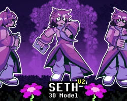 [VRC + Rig] Deltarune | Seth (V2 UPDATE!)