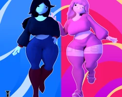 Stylized PB and Marci